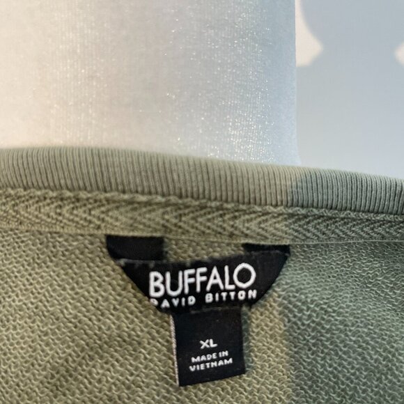 Buffalo by David Bitton Green Sweatshirt size XL - Picture 2 of 5